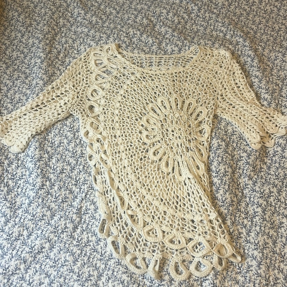 Asymmetrical Crochet Top